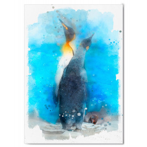 Картина «Пара пингвинов» фото