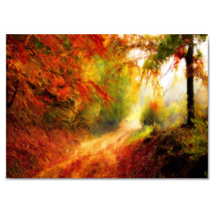 Картина «Осенняя дорога» фото